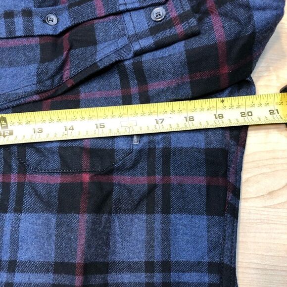 NWT EDDIE BAUER MEN’s Plaid Flannel slim fit M - Picture 5 of 9